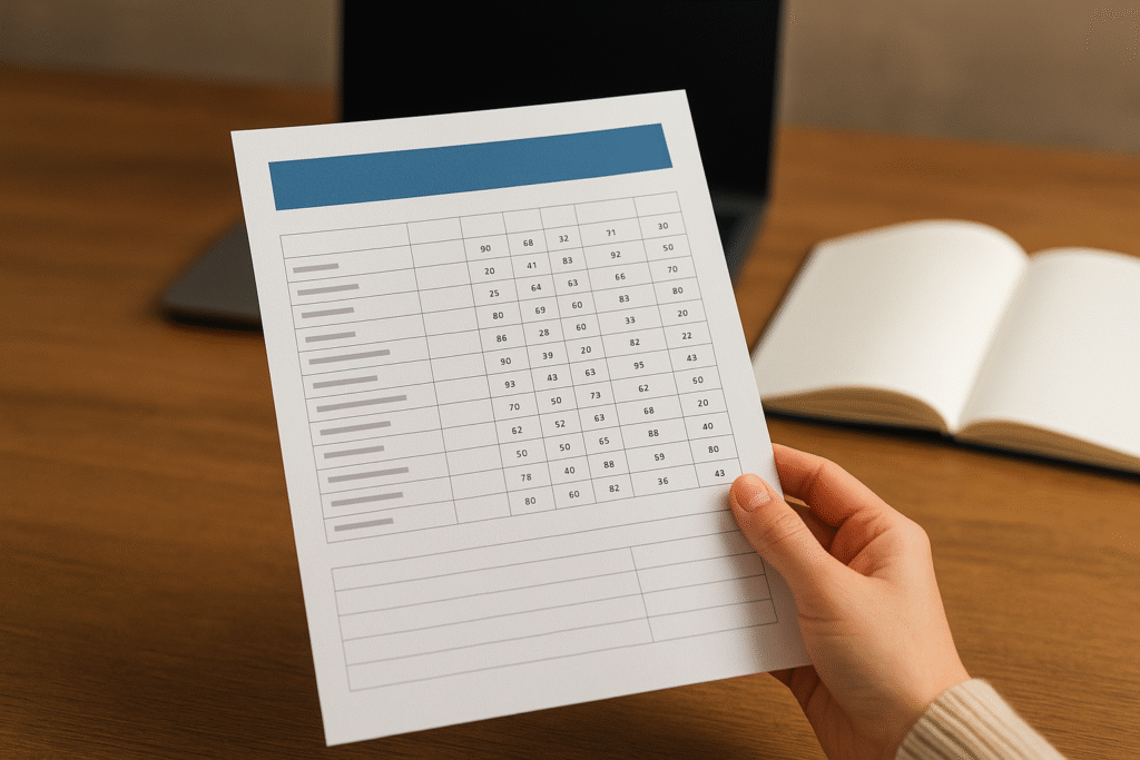 نمونه کارنامه های کنکور کارشناسی ارشد حسابداری